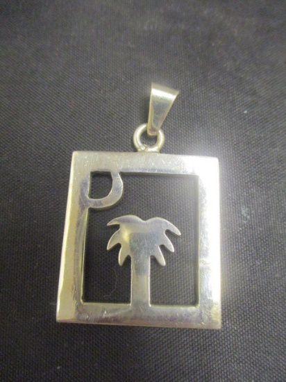 Sterling Silver Palmetto Tree Charms