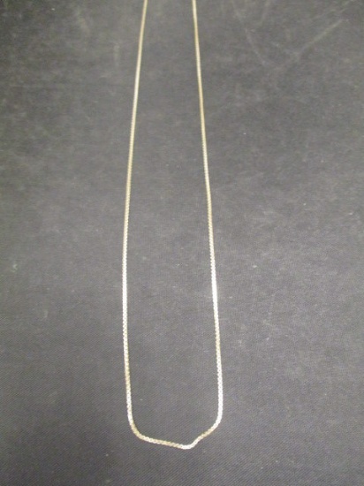 24" Sterling Silver Box Chain