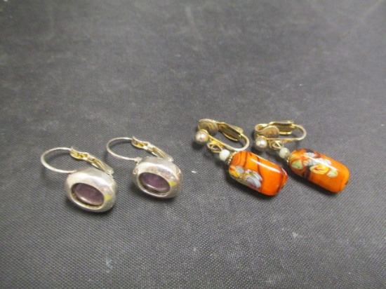 2 Pair of Clip Earrings