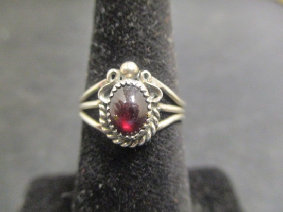 Sterling Silver Ring w/Cabochon Stone