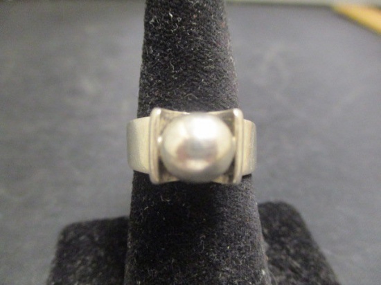 Sterling Silver Abstract Ring