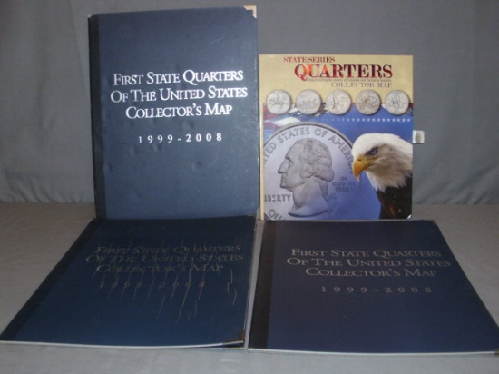 4 State Quarters Collector Maps