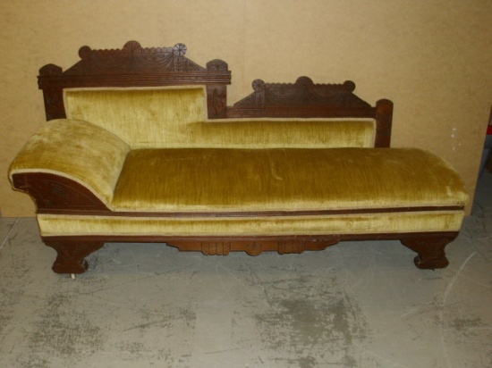 Antique Victorian East Lake Fainting Couch approx. 71"L x 35"H x 20"W