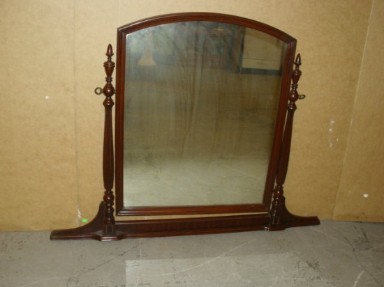 Very Nice Mahogany Mirror approx. 46"W x 35 1/2"H