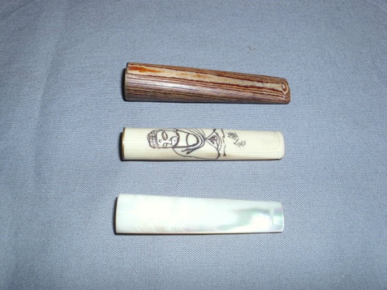 3 Very Hard to Find Vintage Cigarette Holders - Never Used