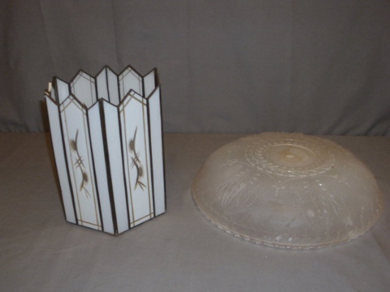 2 Antique Light Shades