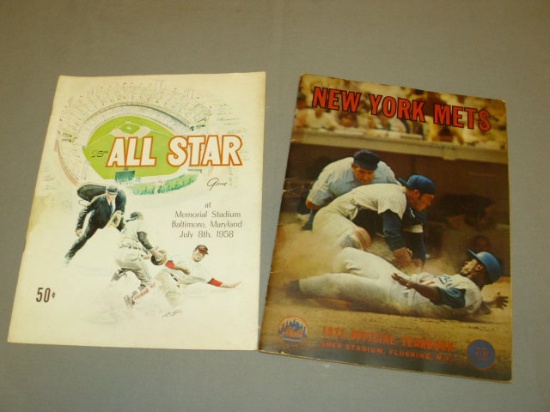 2 Vintage Baseball Books - See all photos