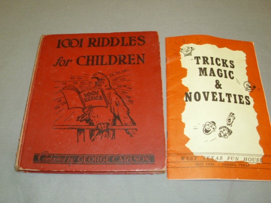 1 Riddle Book for Children - 1 Magic Book
