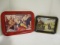 Two Metal Coca-Cola Trays-