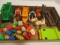 Vintage Fisher Price Little People Farm and Stage Coach-Horses, Cow, Rooster, Cowboys, etc.