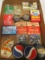Tray of Promotional Merchandise-Coca-Cola Marbles, Energizer Bunny Ornaments, Pepsi Pucks, etc.