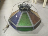 Colored Glass Ceiling Light Fixture