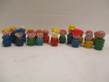 Lot of Vintage Wood Fisher Price Little People