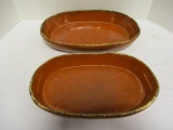 Two Mexican Pottery Casserole Dishes