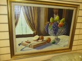 Framed Canvas Still Life by A.C. Williams