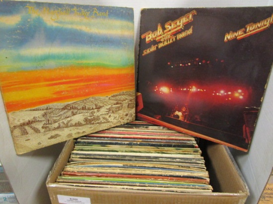 LP Record Albums - Bob Seger, Johnny Cash, Elvis, Billy Idol, etc.