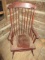 Antique Bow Back Rocking Chair