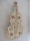 Vintage Ceramic Violin Trinket Box