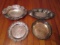 Four Silverplated Serving Pieces