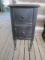 Antique Two Drawer Cabinet on Casters