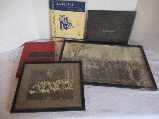 Vintage Class Group Photos and Instructional Books