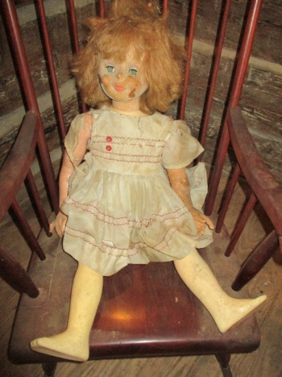 32" Tall Vintage Doll