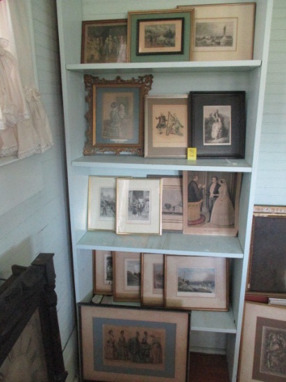 16 Small Antique Prints and Lithographs