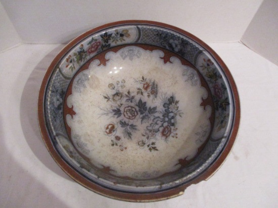 Antique Wash Basin with "Japanese" Pattern