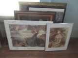 Five Prints and Reproductions of Famous Artworks