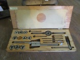 Tap and Die Set in Wood Box
