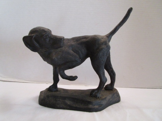 Metal Dog Sculpture