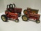 Four Die Cast International Tractors