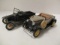 Danbury Mint 1925 Ford Model T Runabout and Ford Model A