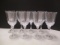 Set of Eight Crystal Wine Glasses