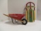 Radio Flyer Mini Wheelbarrow and Festive Flyer Mini Sled