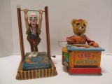 Mattel Music Maker Trapeze Metal Toy and Teddy the Artist Toy