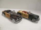 Danbury Mint and Franklin Mint 1/24 Scale Die Cast Cars