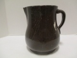 Brown Pottery Pitcher