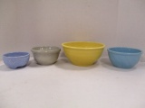 Four Assorted Mixing Bowls