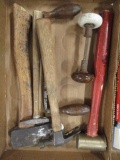 Antique Doorknob, Hammers, Scraper, Hatchet