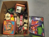Misc. Toys and Parts - Dukes of Hazzard Lunch Box, Fisher Price Cash Register, Truck Parts, etc.