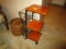 Divided Bucket Magazine Rack and Three Tier Shelf with Baskets