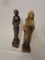 Madonna and Child Signed Sculpture and Hans Schmid Signed Wood Carving