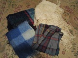 Kennebunk Weavers Throw, Wool Poncho, Union Label Skirt, Mohair Throw Made in Australia