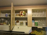 Contents of All Kitchen Cabinets - Glasses, Pots and Pans, Bakeware, etc.