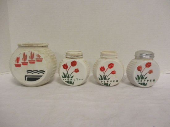 Vintage Canister and Shakers