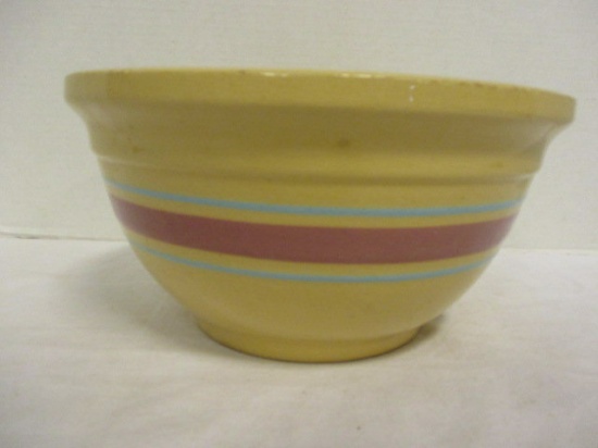 Pink and Blue Stripe Mixing Bowl