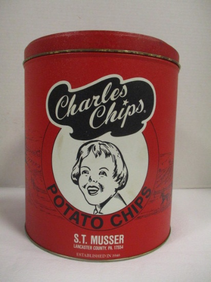 1990 Charles Chips S.T. Musser Tin