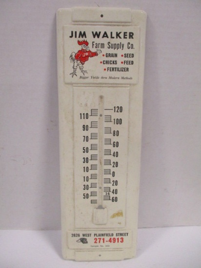 Jim Walker Farm Supply Co. Metal Thermometer Housing