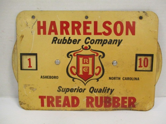 Harrelson Rubber Co. Tread Rubber Recap Timer Sign